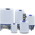 Thick Chemical Dosing Tank with Agitator Mixer PE Plastic Tank